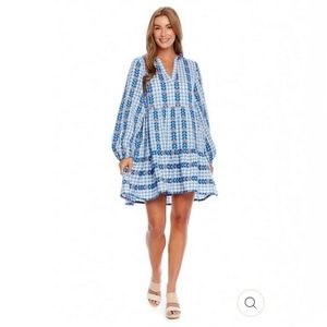 NWT Mudpie Eliza Yarn Dye Dress